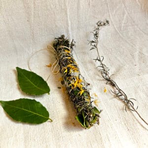 Smudge Tris di Erbe (Alloro, Rosmarino, Lavanda)